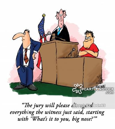 Trial Witness Clipart.