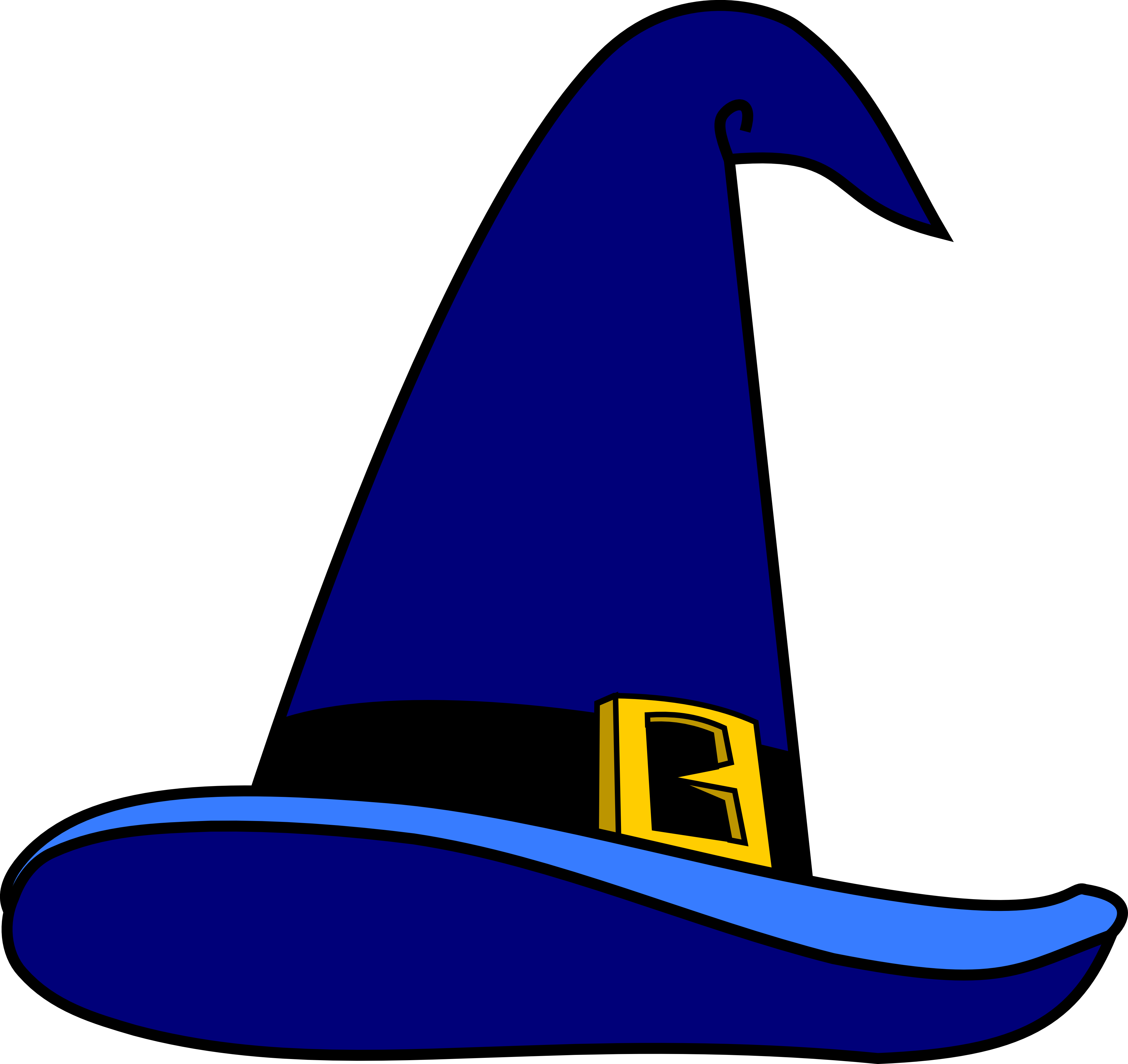 Witch hat Magician Clip art.