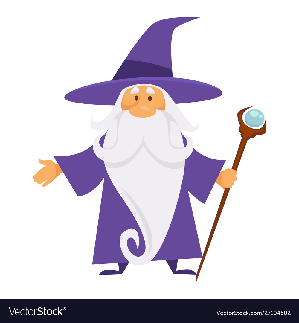 Old magician or wizard witchcraft and warlock.