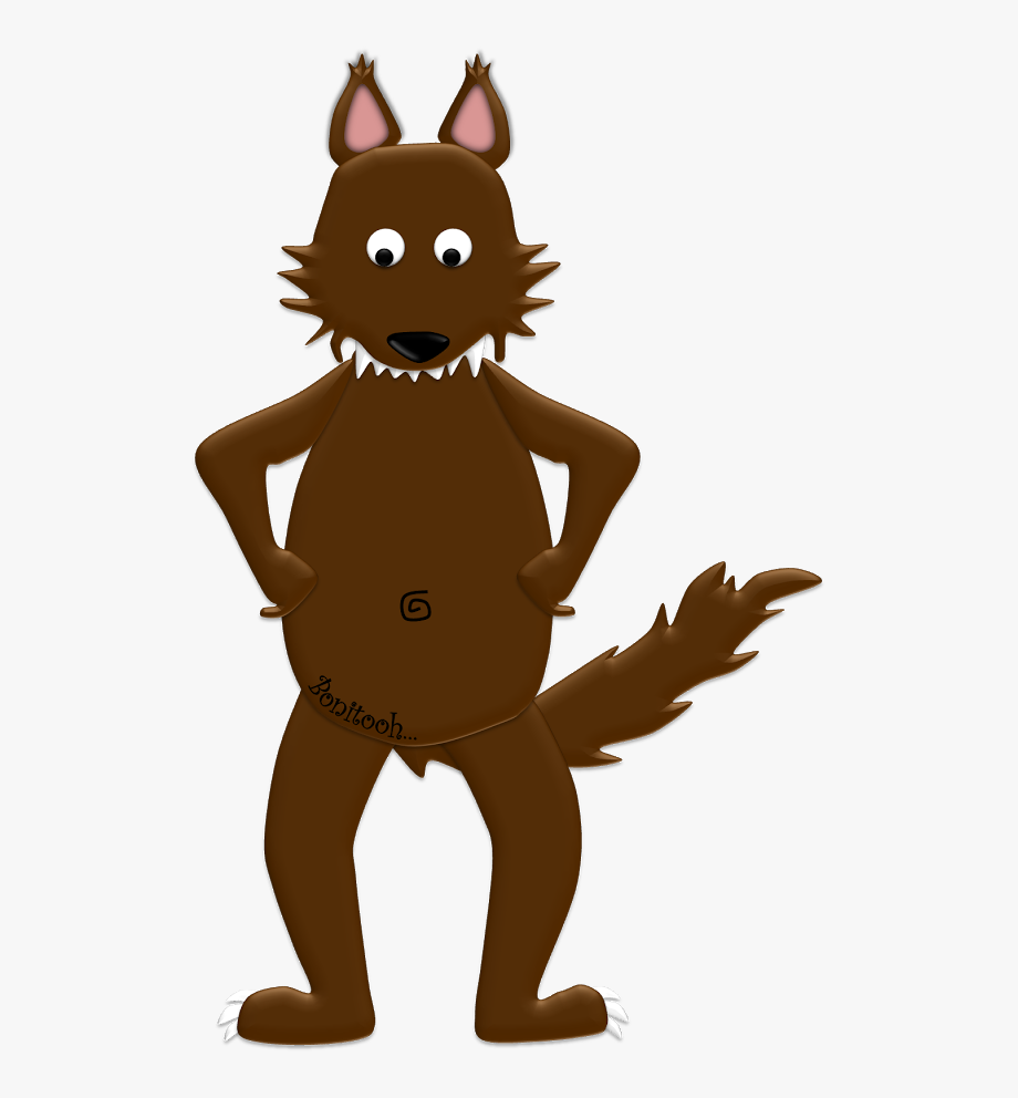 Clip Art Big Bad Wolf, Little Red, Tigger, Forest Animals.