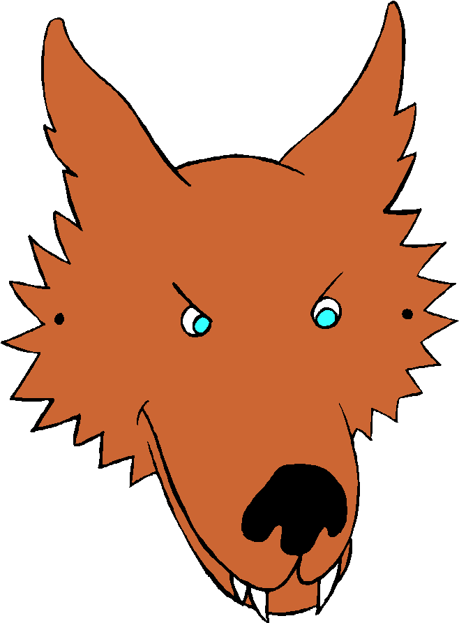 Head clipart big bad wolf, Head big bad wolf Transparent.