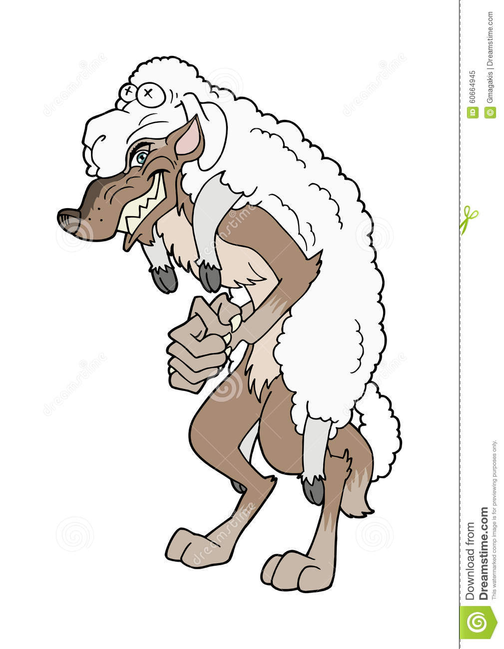 <b>WOLF</b> IN SHEEP S CLOTHING CLIPART - 104px Image #3.