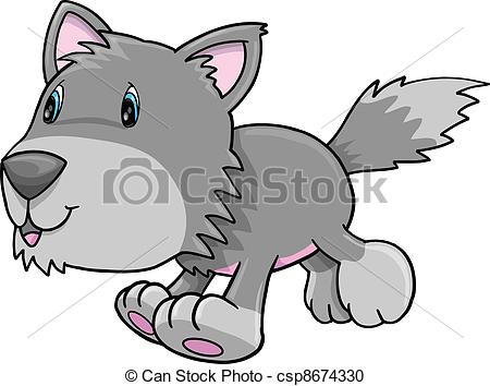 Wolf pup clipart 6 » Clipart Station.