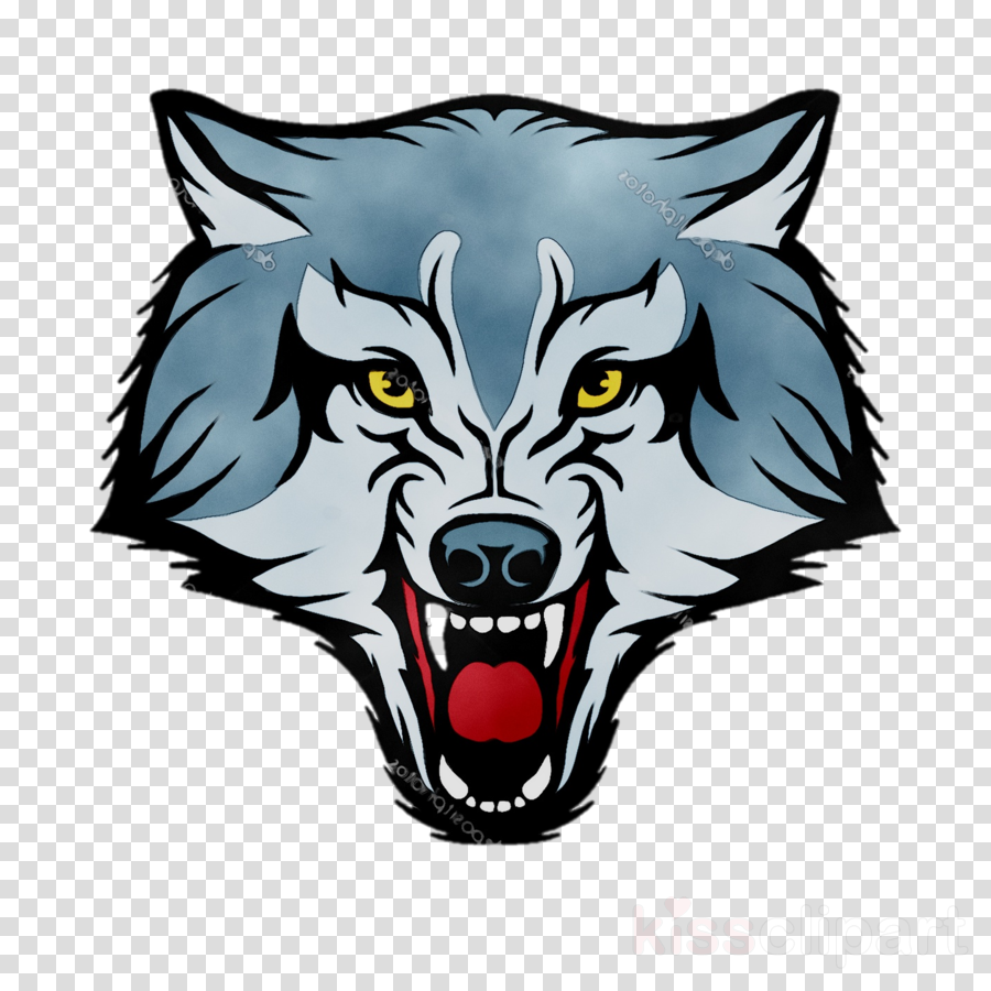 Wolf Logo clipart.
