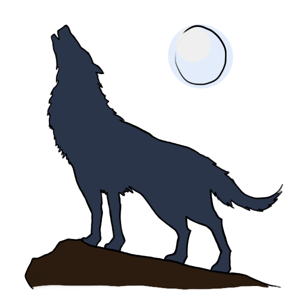 Mountains clipart wolf, Mountains wolf Transparent FREE for.