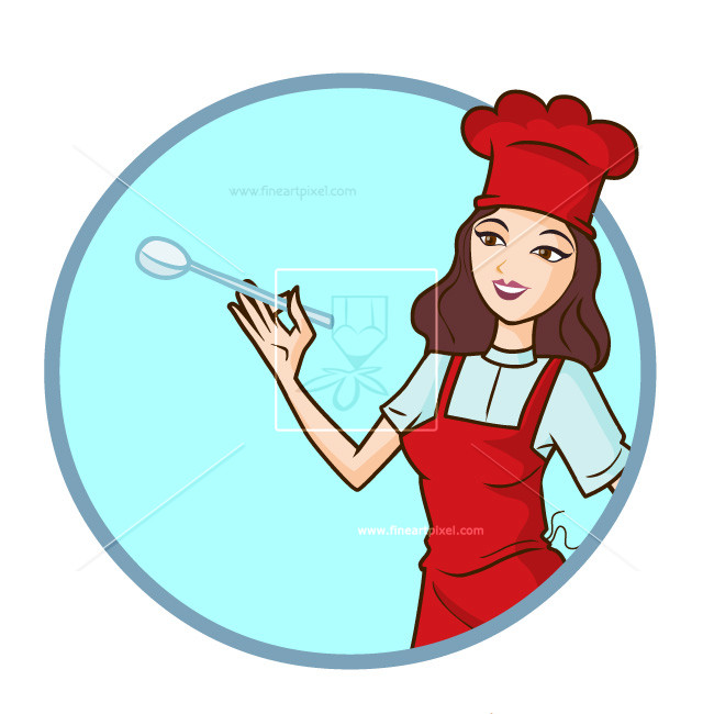 Woman chef clipart 2 » Clipart Station.