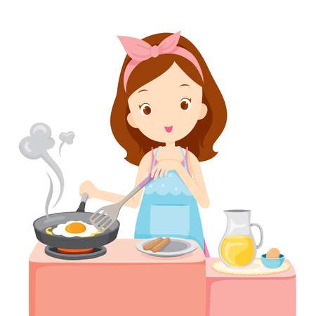 11,790 Woman Cooking Stock Illustrations, Cliparts And Royalty Free.