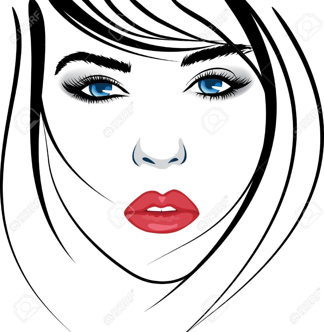 Free Face Woman Cliparts, Download Free Clip Art, Free Clip Art on.