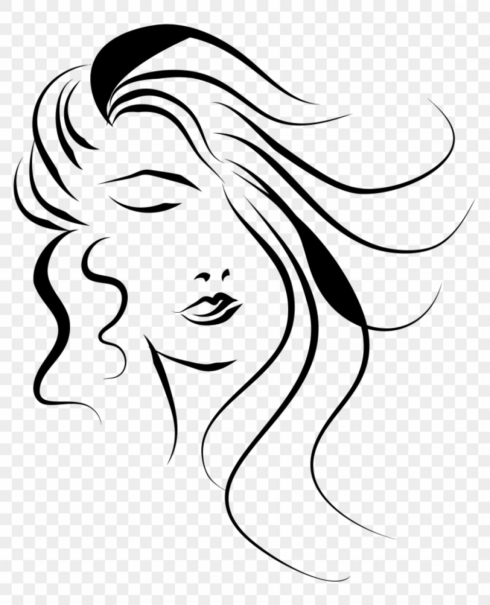 Download woman face vector png 10 free Cliparts | Download images ...