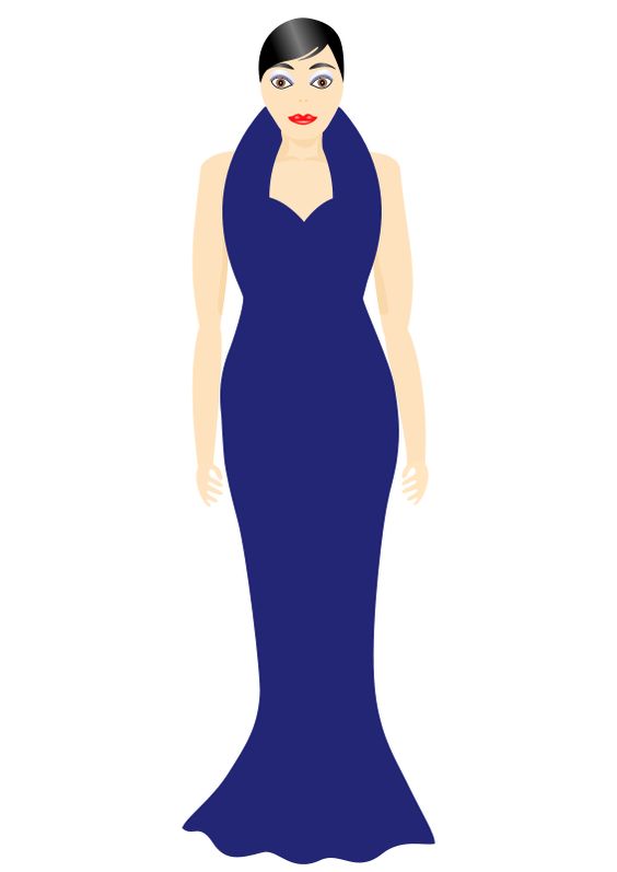 woman in blue dress clipart 20 free Cliparts | Download images on ...