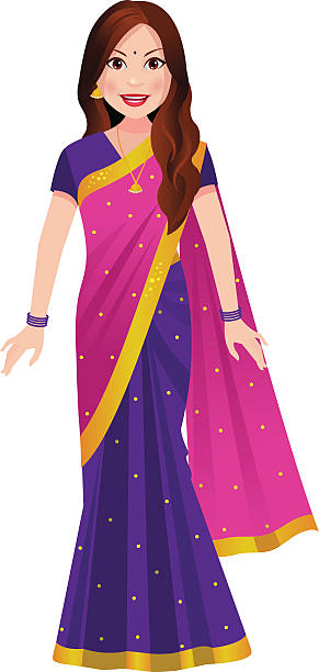 Download woman in sari clipart 10 free Cliparts | Download images ...