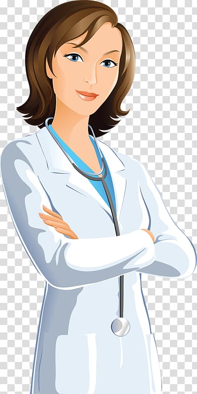 Woman wearing white cloth , Physician Family medicine Scrubs.