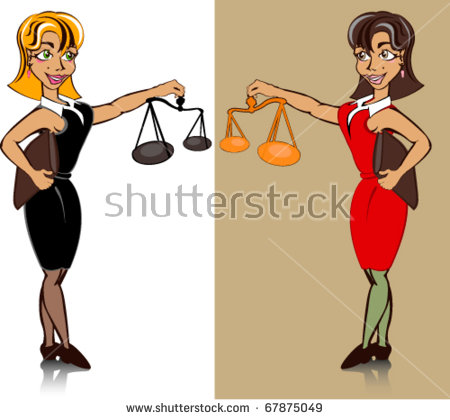 Woman Lawyer Stock Vector 67875049.
