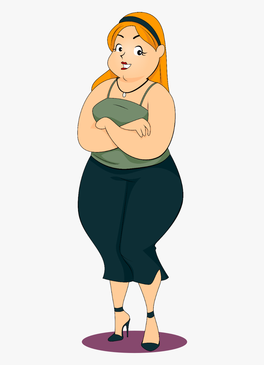 Adipose Obesity Illustration Fat Women Transprent Png.