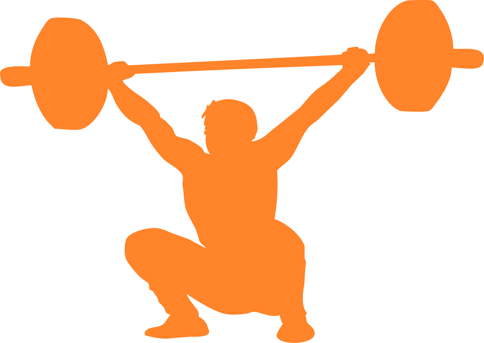 Olympic weightlifting CrossFit Exercise Clip art.