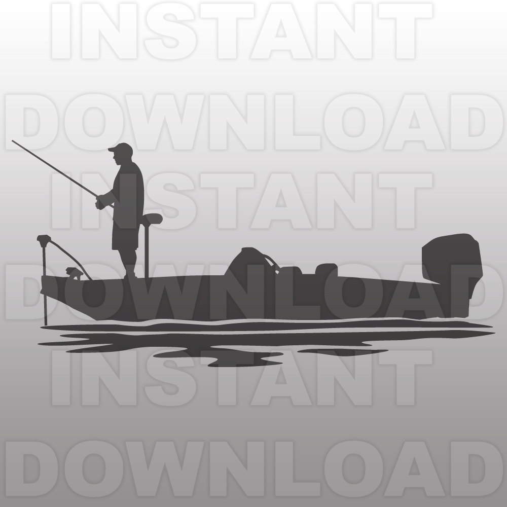 Download woman on bass boat vector clipart 20 free Cliparts ...