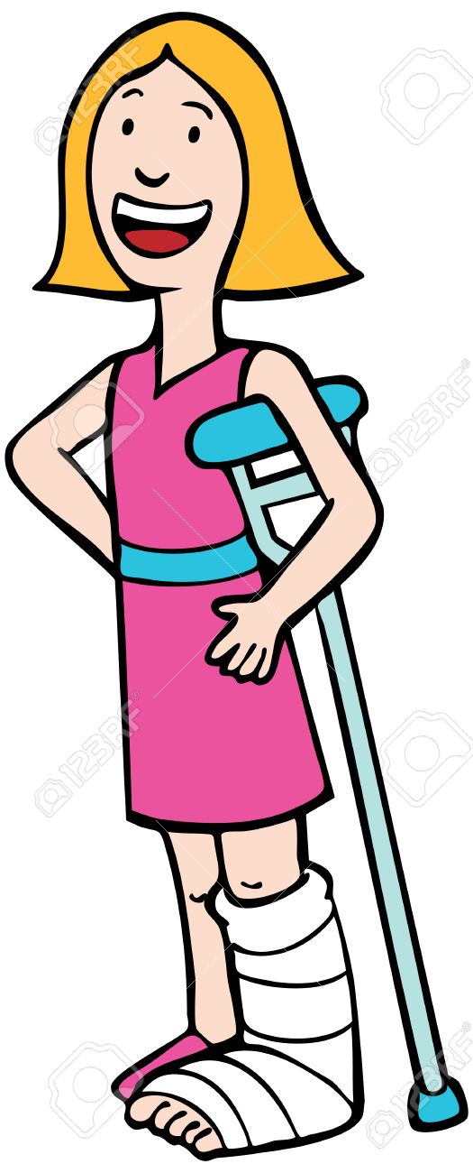 woman on crutches clipart 10 free Cliparts | Download images on