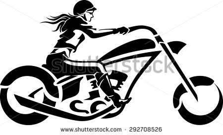 Woman Motorcycle Stock Images, Royalty.
