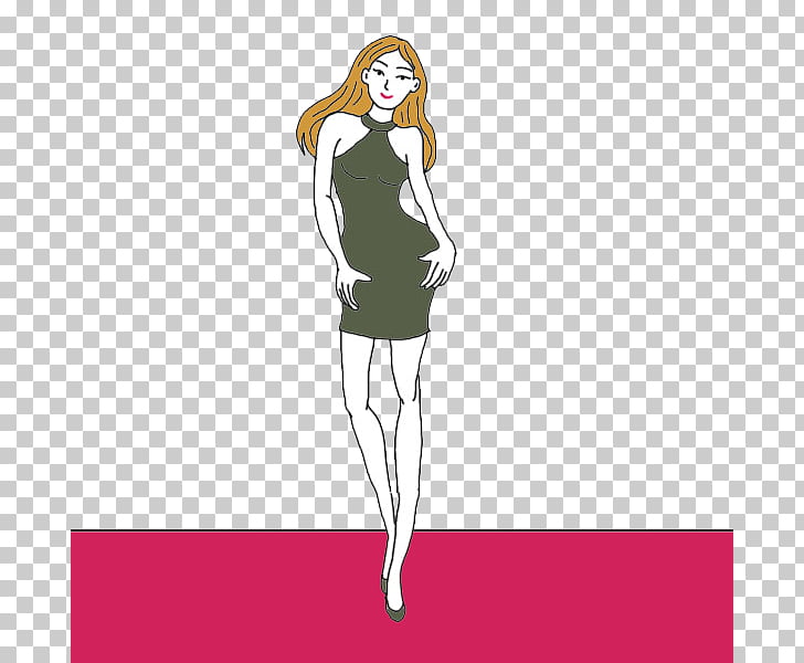 Dream dictionary Woman, red carpet PNG clipart.