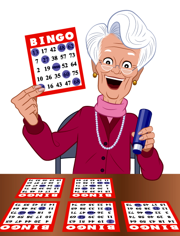 woman playing bingo clipart 10 free Cliparts | Download images on ...