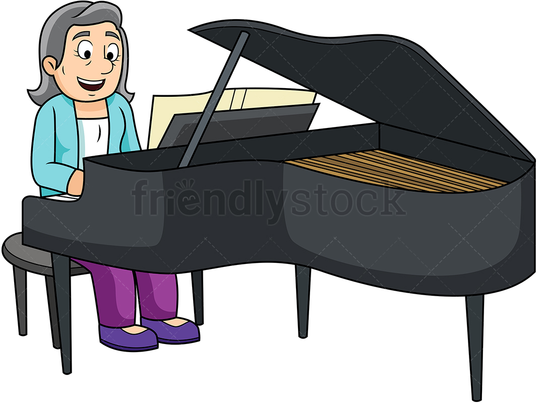 woman playing piano clipart 10 free Cliparts | Download images on