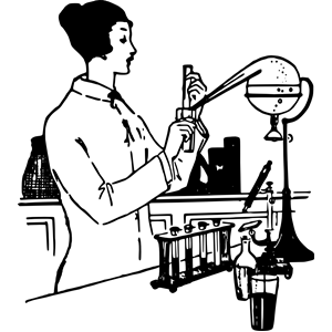 Lady Scientist clipart, cliparts of Lady Scientist free.