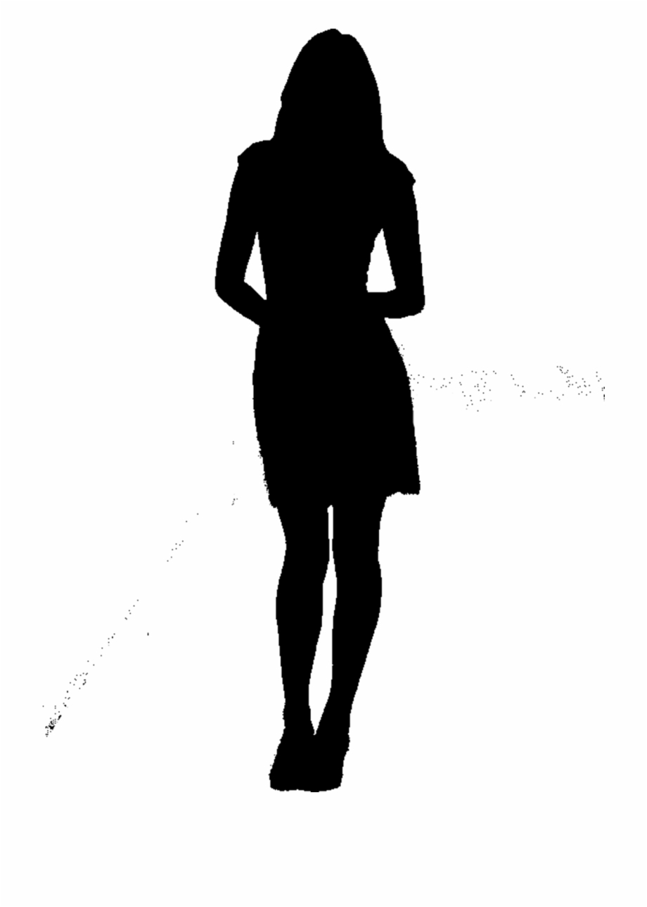 Woman Silhouette Png Sad , Png Download.