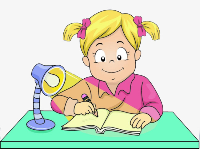 Girl Studying Clipart Png.