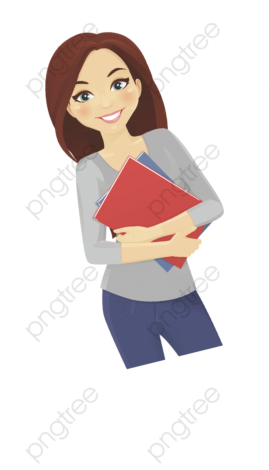 Cartoon Female Teacher, Teacher Clipart, Cartoon Clipart, Female.