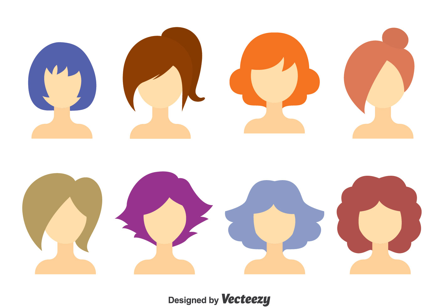 Download woman with messy hair vector clipart 20 free Cliparts ...