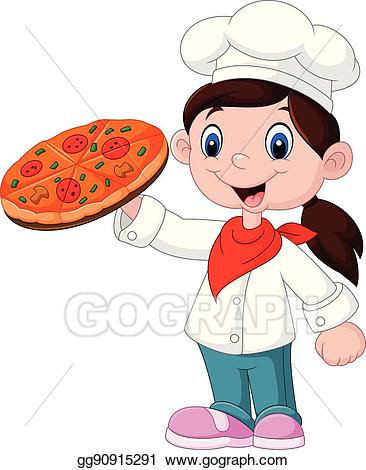 Cute Pizza Clipart.