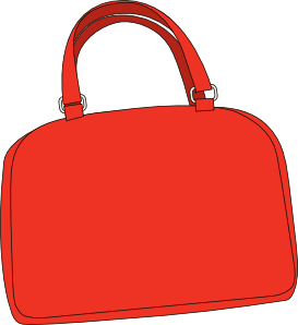 Women purses and handbags clipart.