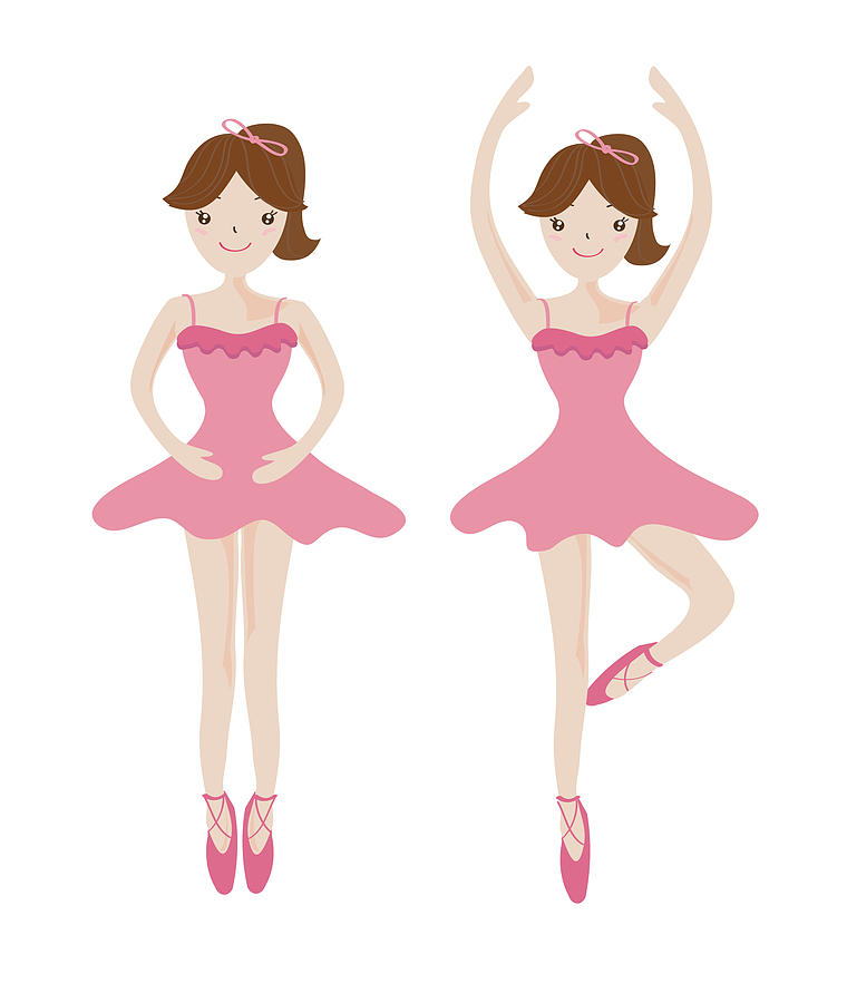 Spinning Ballerina Clipart.