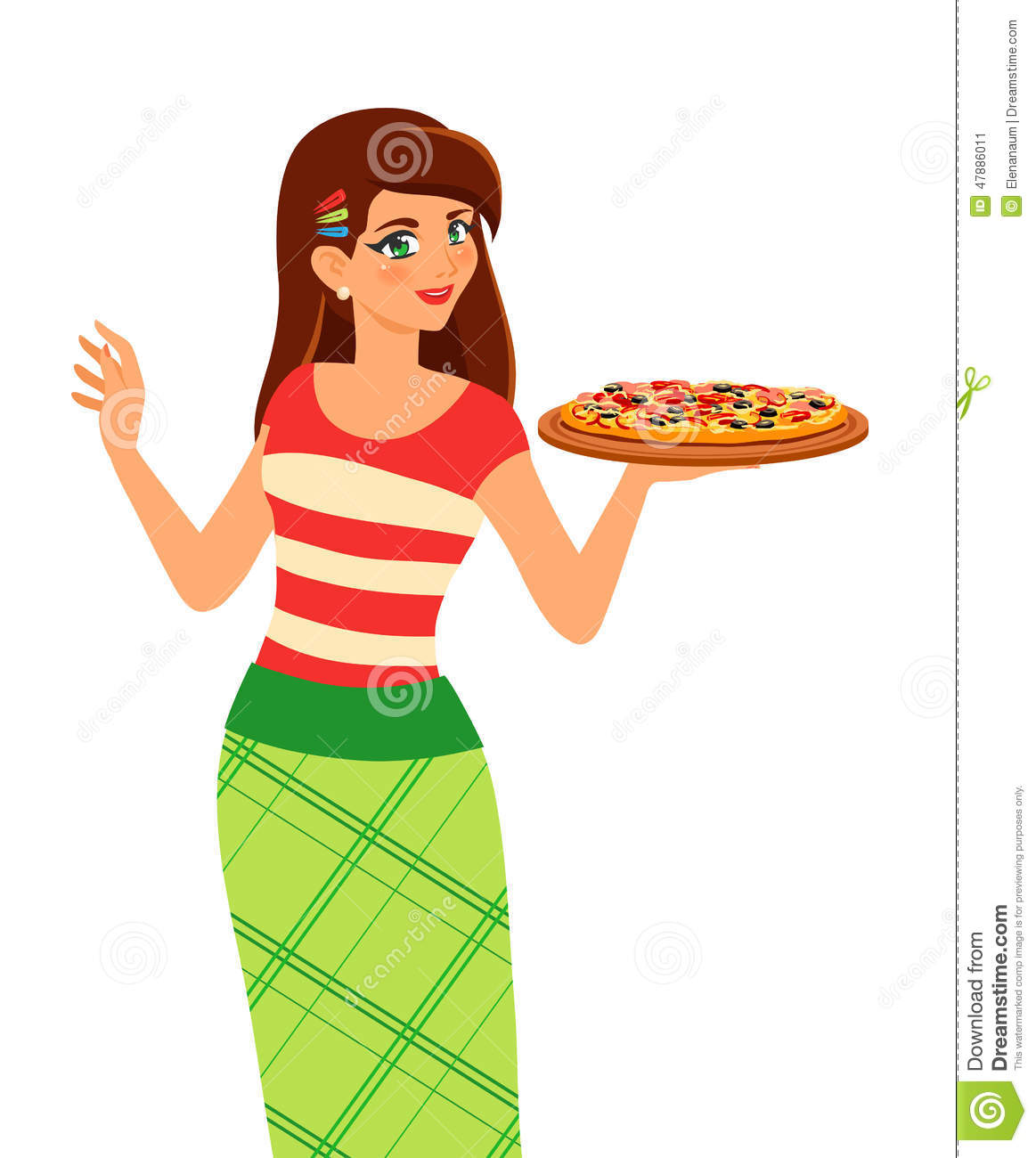 Showing post & media for Cartoon women pizza.