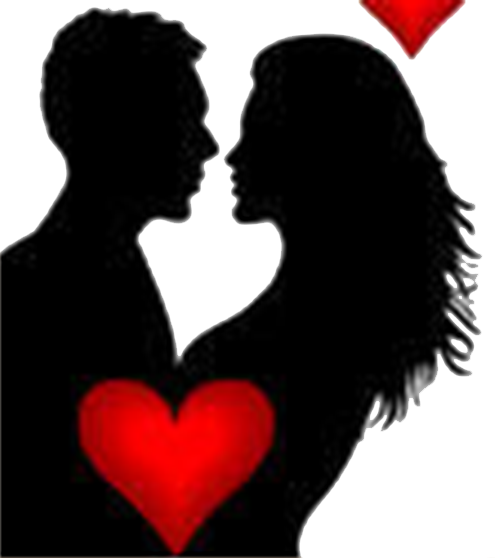 Love Kiss Silhouette.