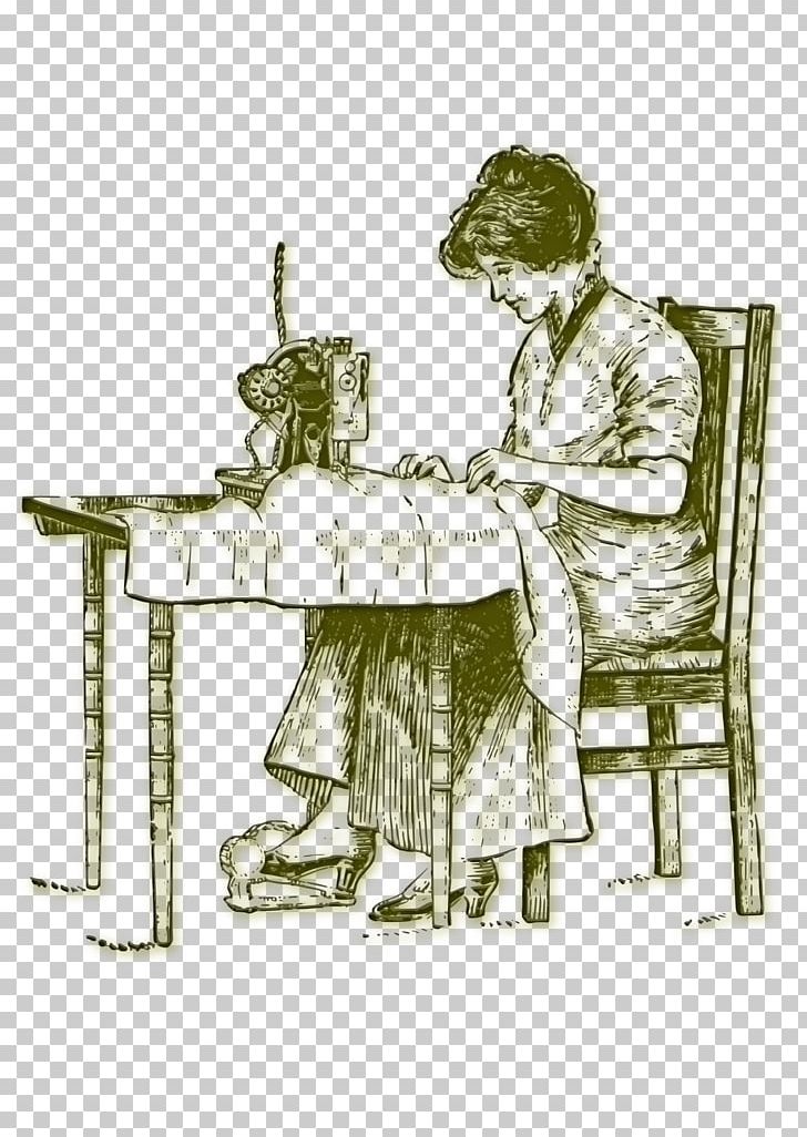 Sewing Machines Quilting Woman PNG, Clipart, Art, Black And.
