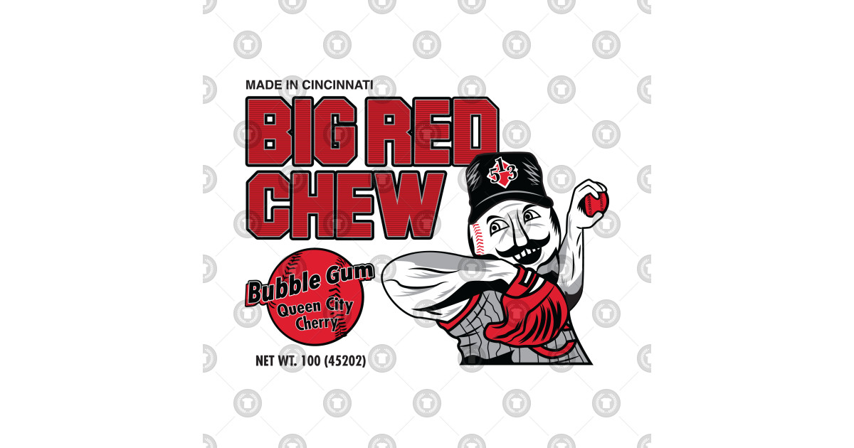 Big Red Chew Bubblegum by deepdivethreads.