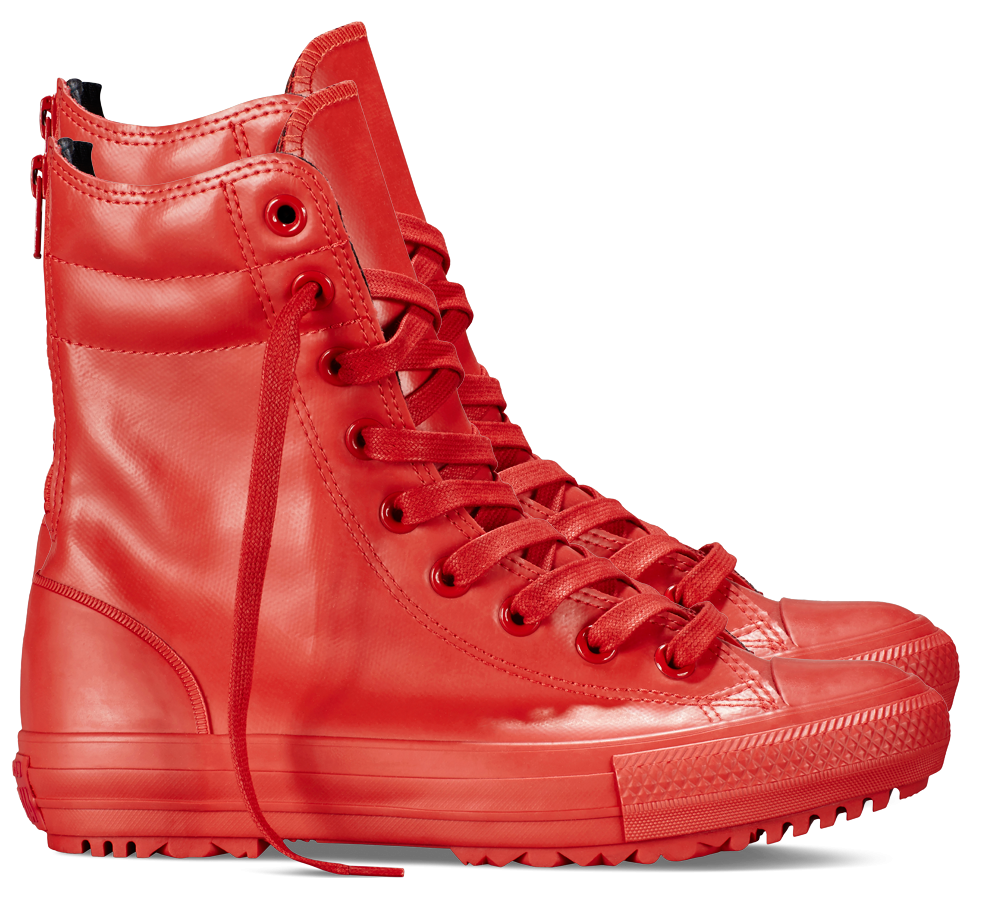 Red Womens Boots PNG Clip Art.