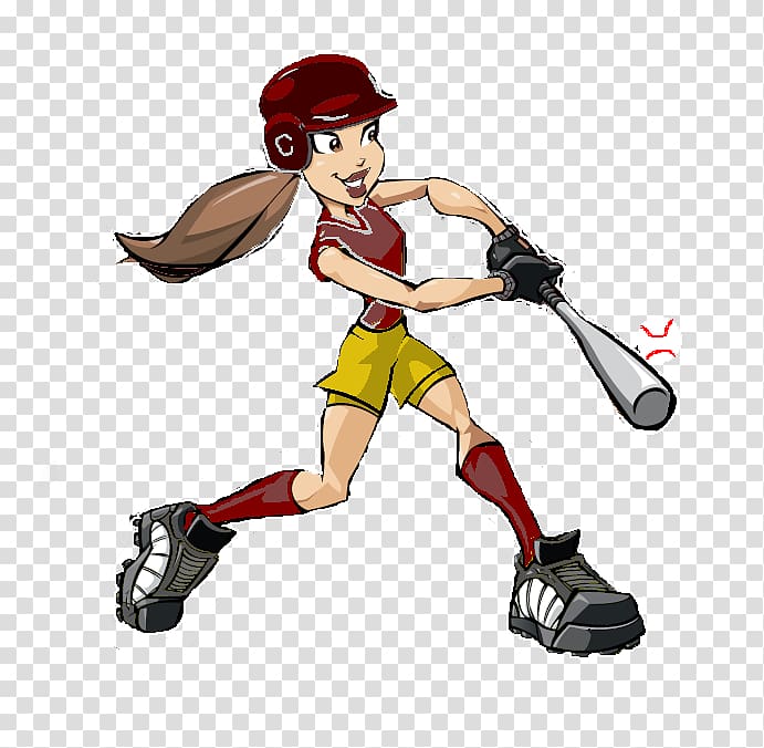 Fastpitch softball Baseball Cartoon , Cartoon Softball.