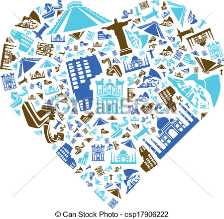 Seven wonders world Clipart and Stock Illustrations. 62 Seven.