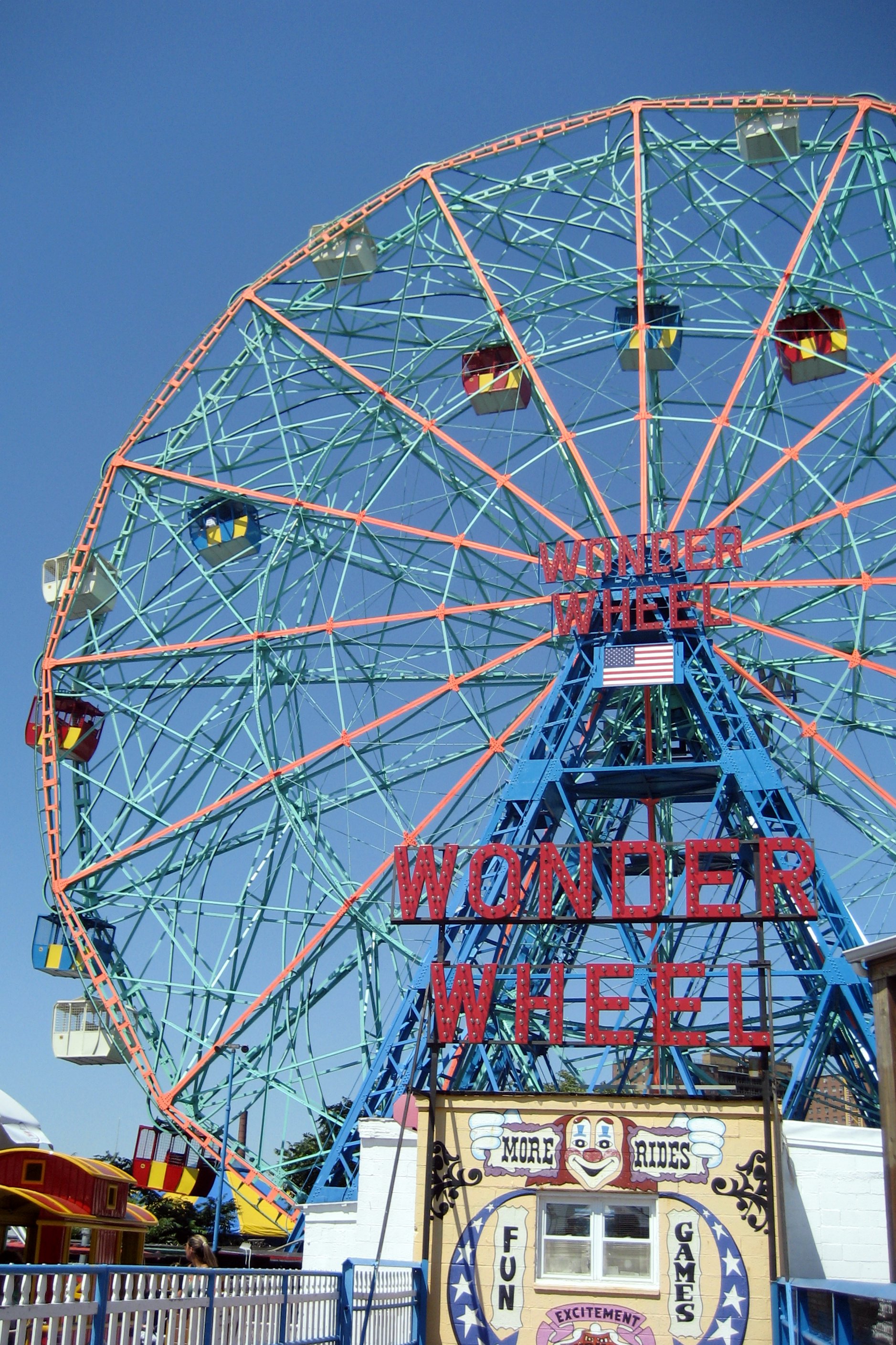 Coney Island Ferris Wheel Clip Art.