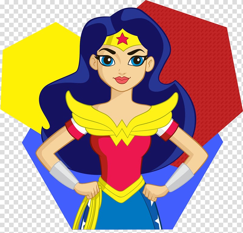 Wonder Woman illustration, DC Super Hero Girls Diana Prince.