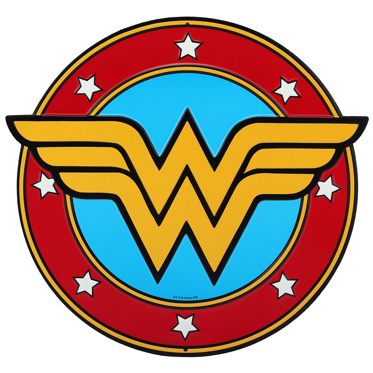 wonder woman logo pop art