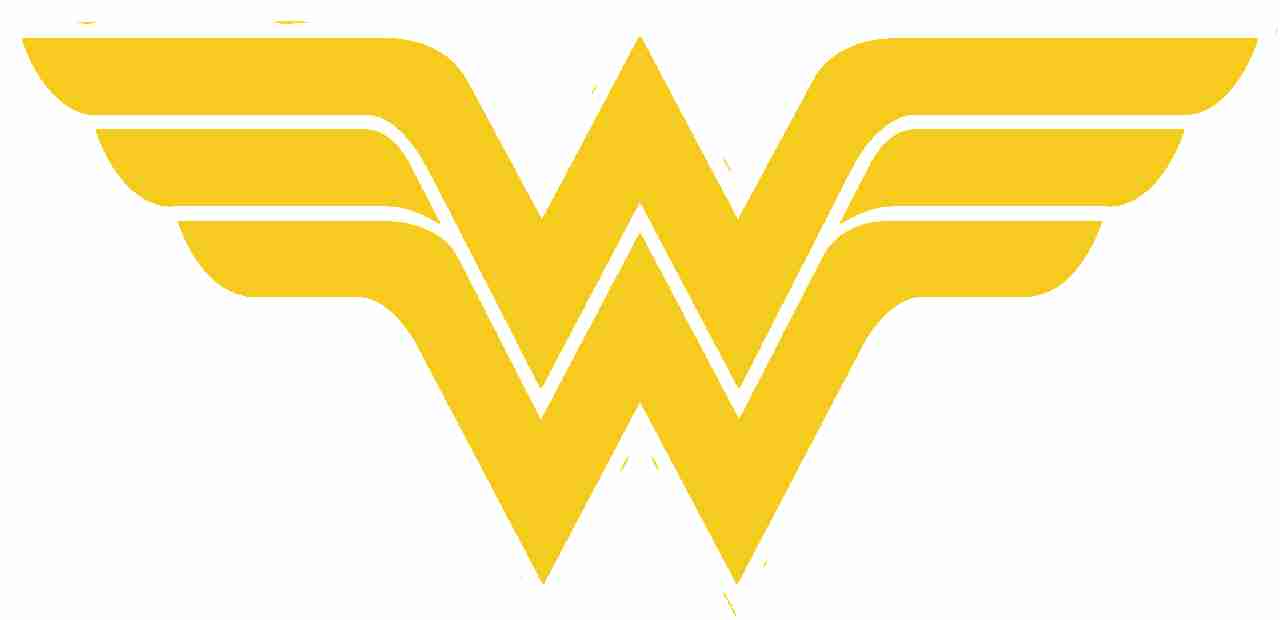 wonder woman logo pop art