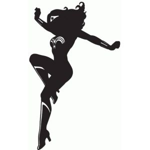 Silhouette Design Store: wonder woman silhouette.