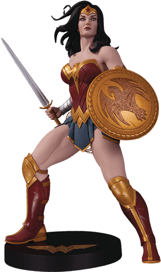 Wonder Woman Takes Sword And Shield In Hand.