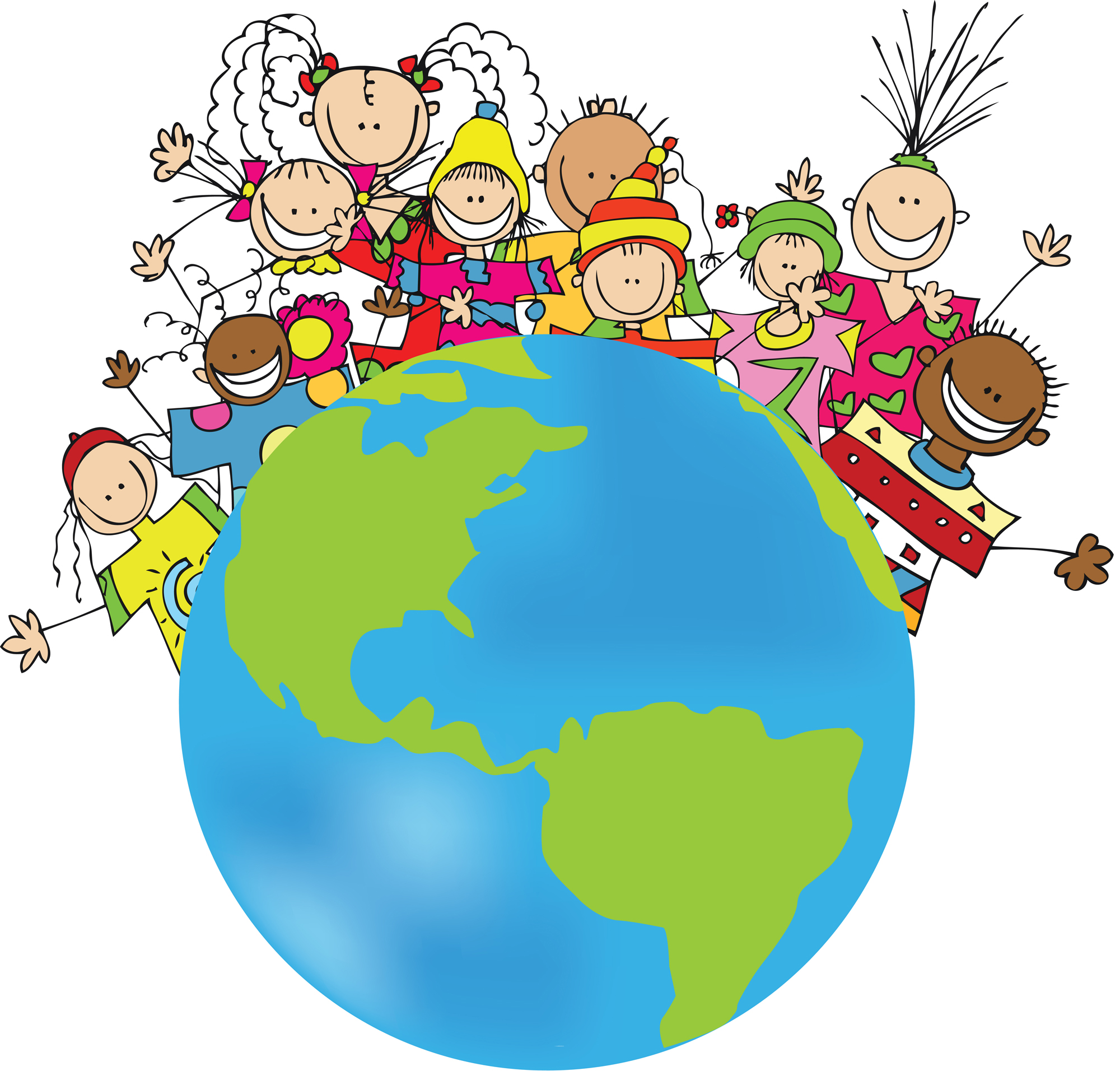 Gallery For > Pretty People Holding Globe Clipart.