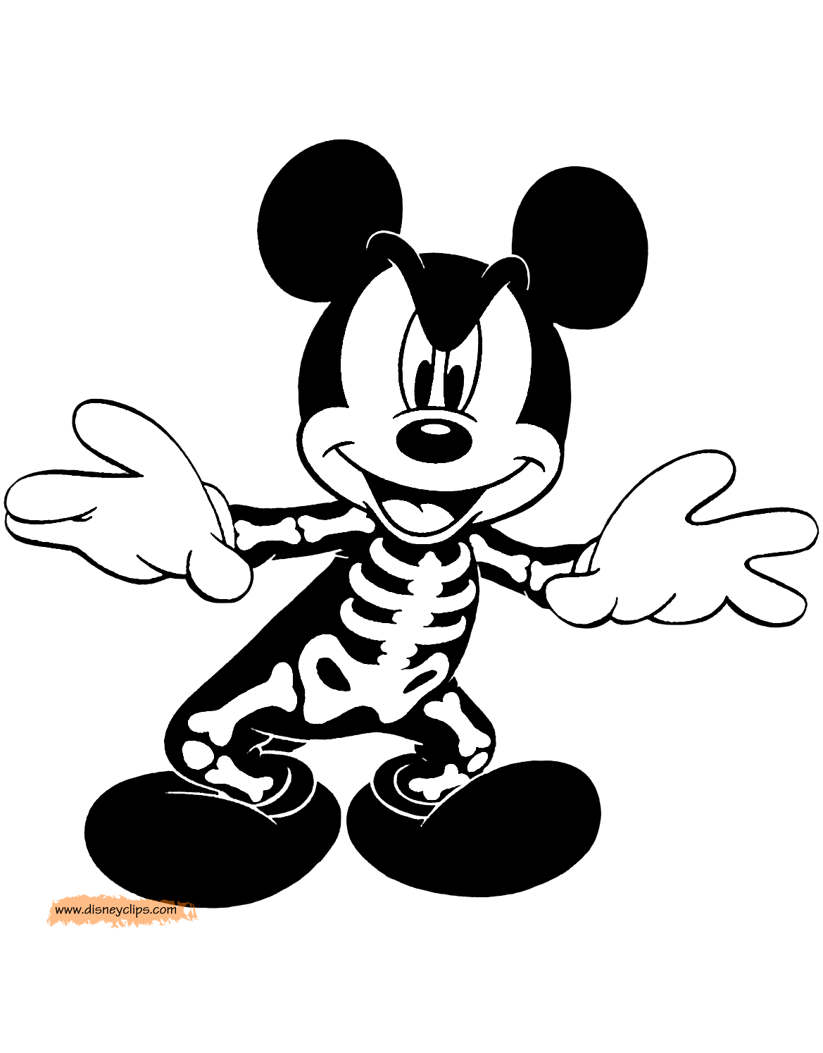 Disney Halloween Printable Coloring Pages.