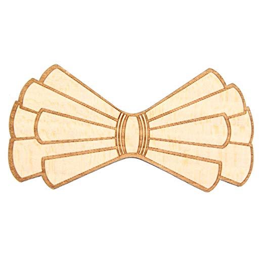 Evaliana Handmade Wooden Bow Tie Bowknot Tuxedo Wedding.