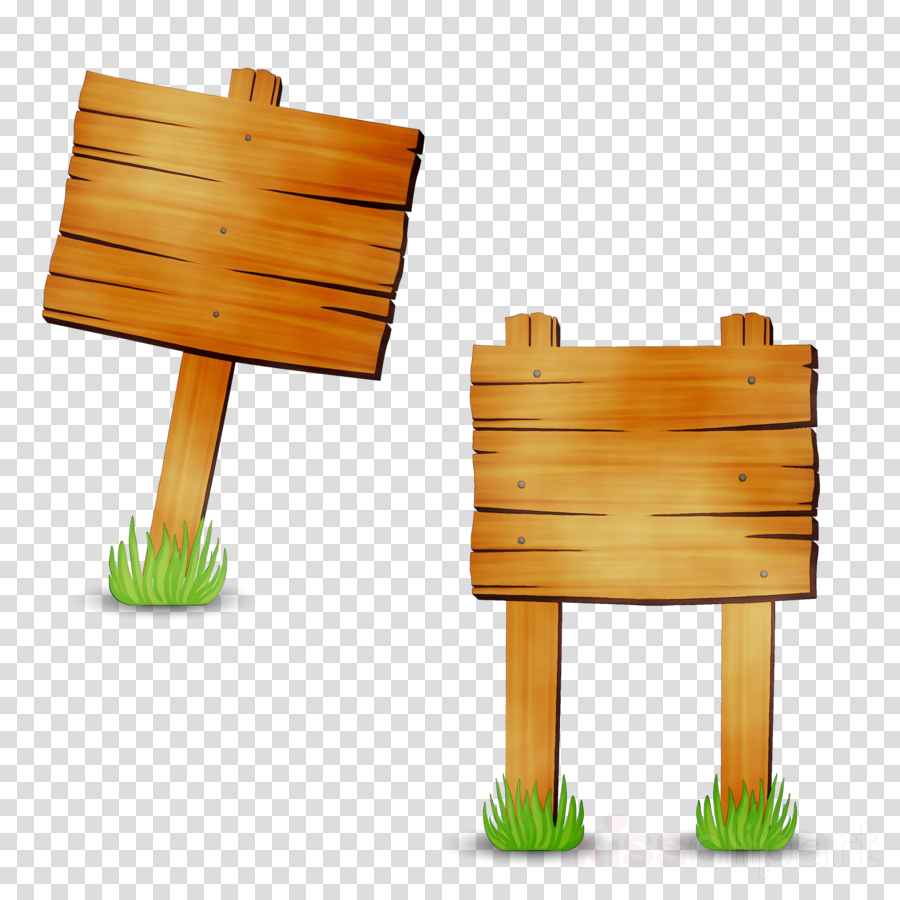Wood Sign clipart.